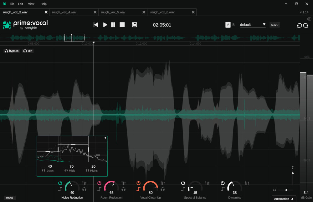 prime:vocal by sonible – the intelligent vocal enhancer gallery thumbnail