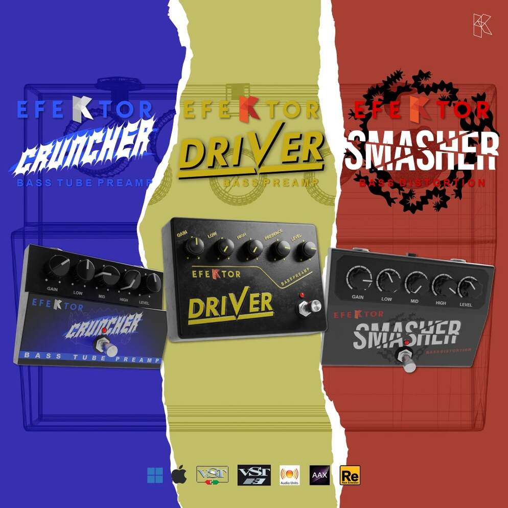 Efektor Bass Cruncher - "Vintage Stack and Studio Shape" gallery thumbnail