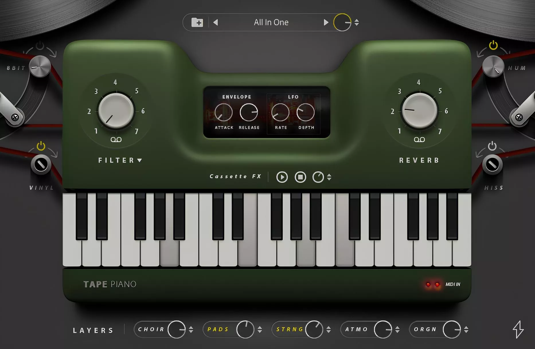 Tape Piano (Tapex) VST Plugin By Thenatan (The Perfect Pianos For LoFi Production) gallery thumbnail
