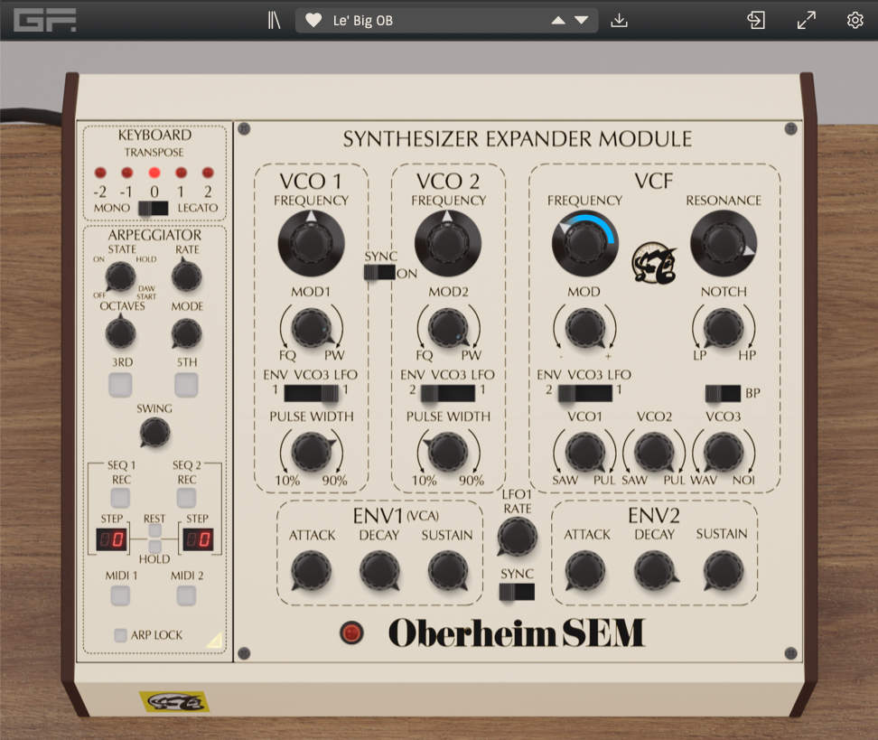 GForce Oberheim SEM v1.6 Demos gallery thumbnail