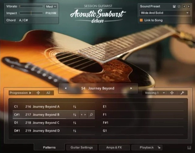 Introducing Session Guitarist – Acoustic Sunburst Deluxe | Native Instruments gallery thumbnail