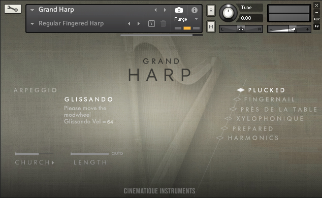 Walkthroungh Grand Harp gallery thumbnail