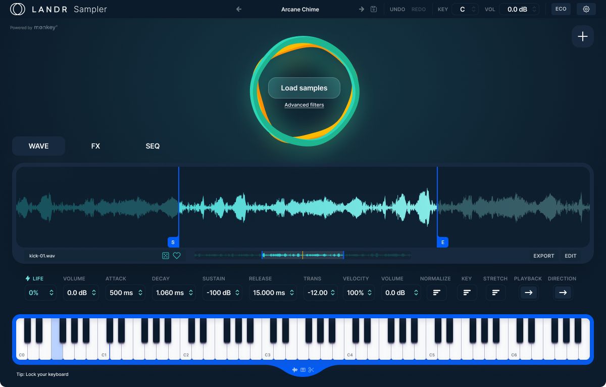  Introducing LANDR Sampler: The Smart Creative Sampler Plugin gallery thumbnail