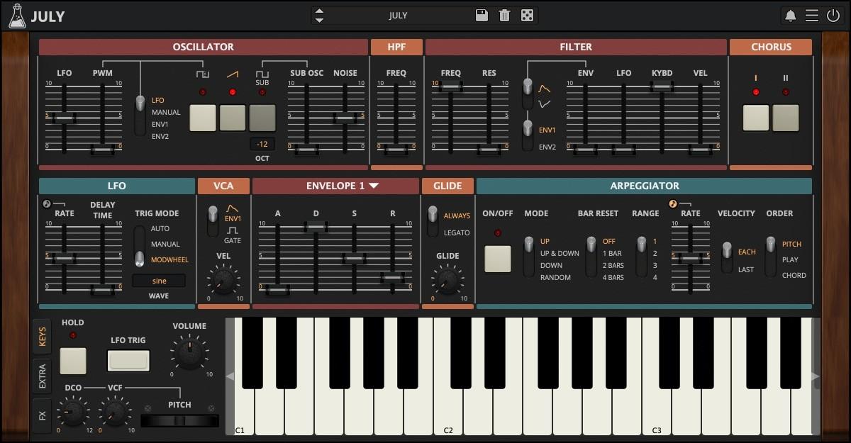  JULY - Classic Analog Polysynth Emulation Plugin - AudioThing gallery thumbnail