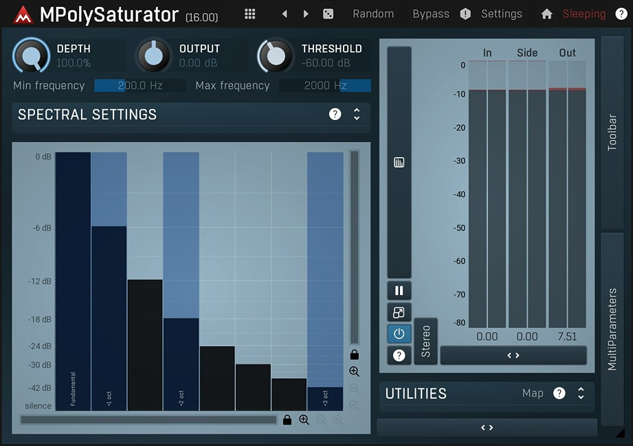 Music Plugin Reviews and Guide ~ MeldaProduction Plugins ~ MPolySaturator gallery thumbnail