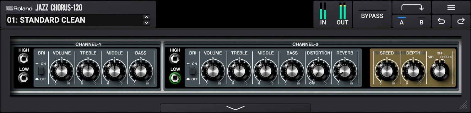 Roland JC-120 Jazz Chorus Software Effect Overview gallery thumbnail