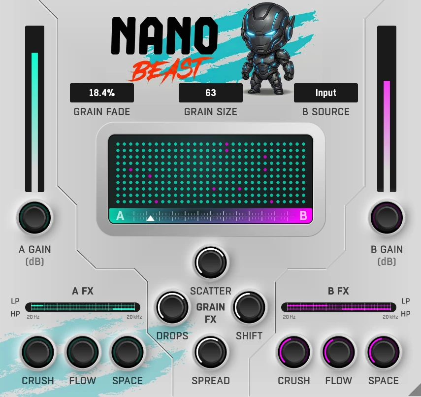 NanoBeast - Atomized Audio (VST / AU / AAX) gallery thumbnail