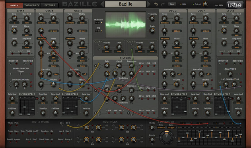 u-he BAZILLE - modular synthesizer plugin (VST, AU, AAX) gallery thumbnail