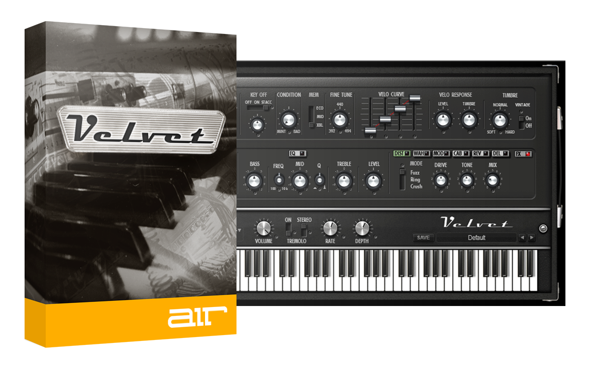 Velvet: Dynamic Feel - Virtual Instrument for Pro Tools gallery thumbnail