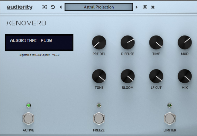 XenoVerb by Audiority - Reverb Plugin VST AU AAX Overview | Preset Preview gallery thumbnail