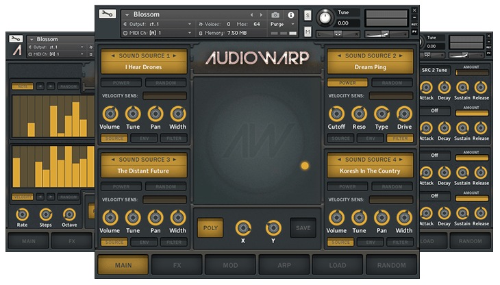 Blossom // Audiowarp // Kontakt Library // A Journey Into The Analogue World gallery thumbnail