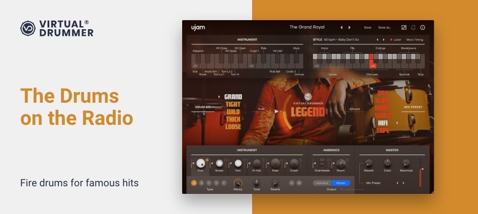 ujam presents: Virtual Drummer LEGEND gallery thumbnail