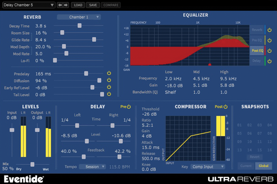 Eventide UltraReverb Native Plug-in Audio Demo gallery thumbnail