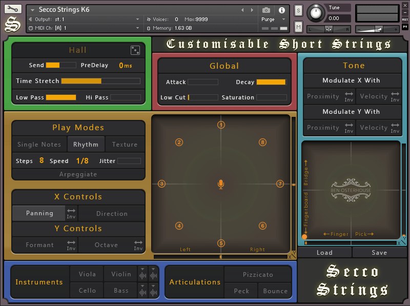 Secco Strings // Customisable Short Strings // Preset Examples gallery thumbnail