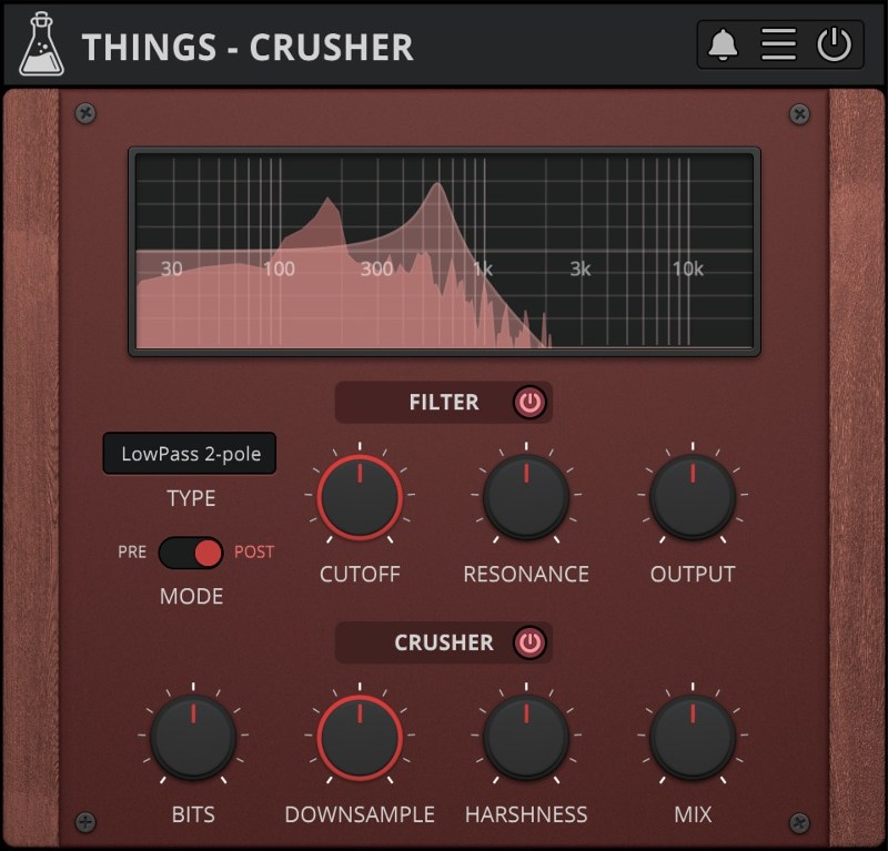 Things - Crusher - Bit Crusher and Filter Plugin gallery thumbnail