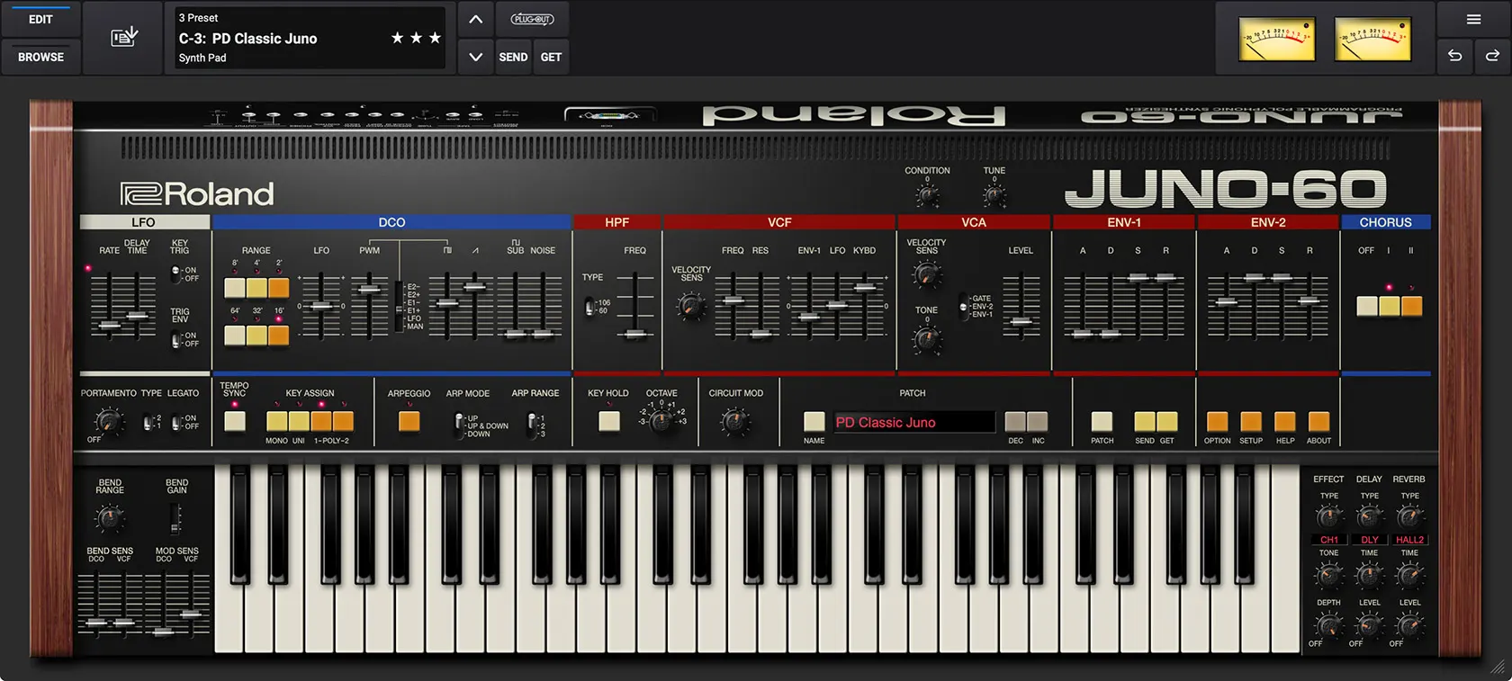 Roland JUNO-60 Software Synthesizer in Roland Cloud gallery thumbnail