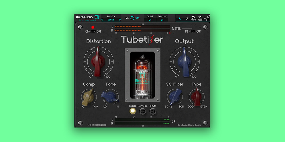 Tubetizer | New Analog Tube Saturator Plugin gallery thumbnail
