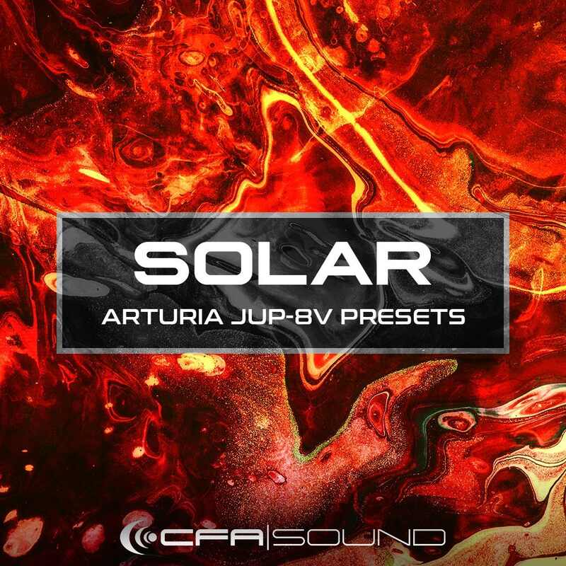 CFA Sound - SOLAR Arturia Jup-8V Presets | Melodic House & Techno Presets gallery thumbnail
