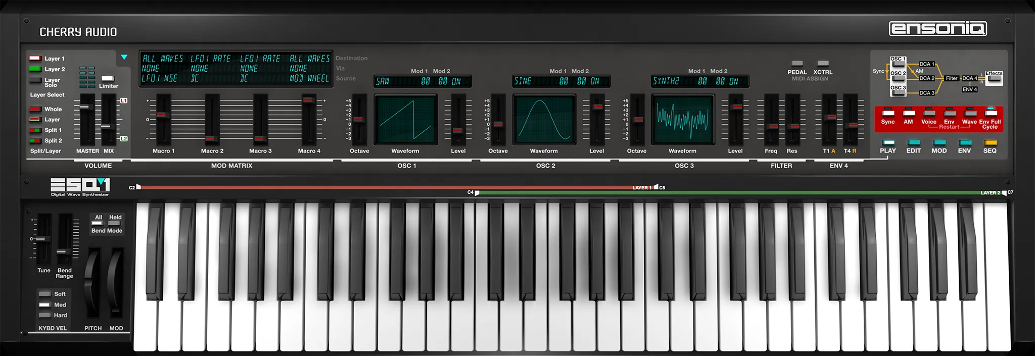Cherry Audio | Ensoniq ESQ-1 Synthesizer gallery thumbnail