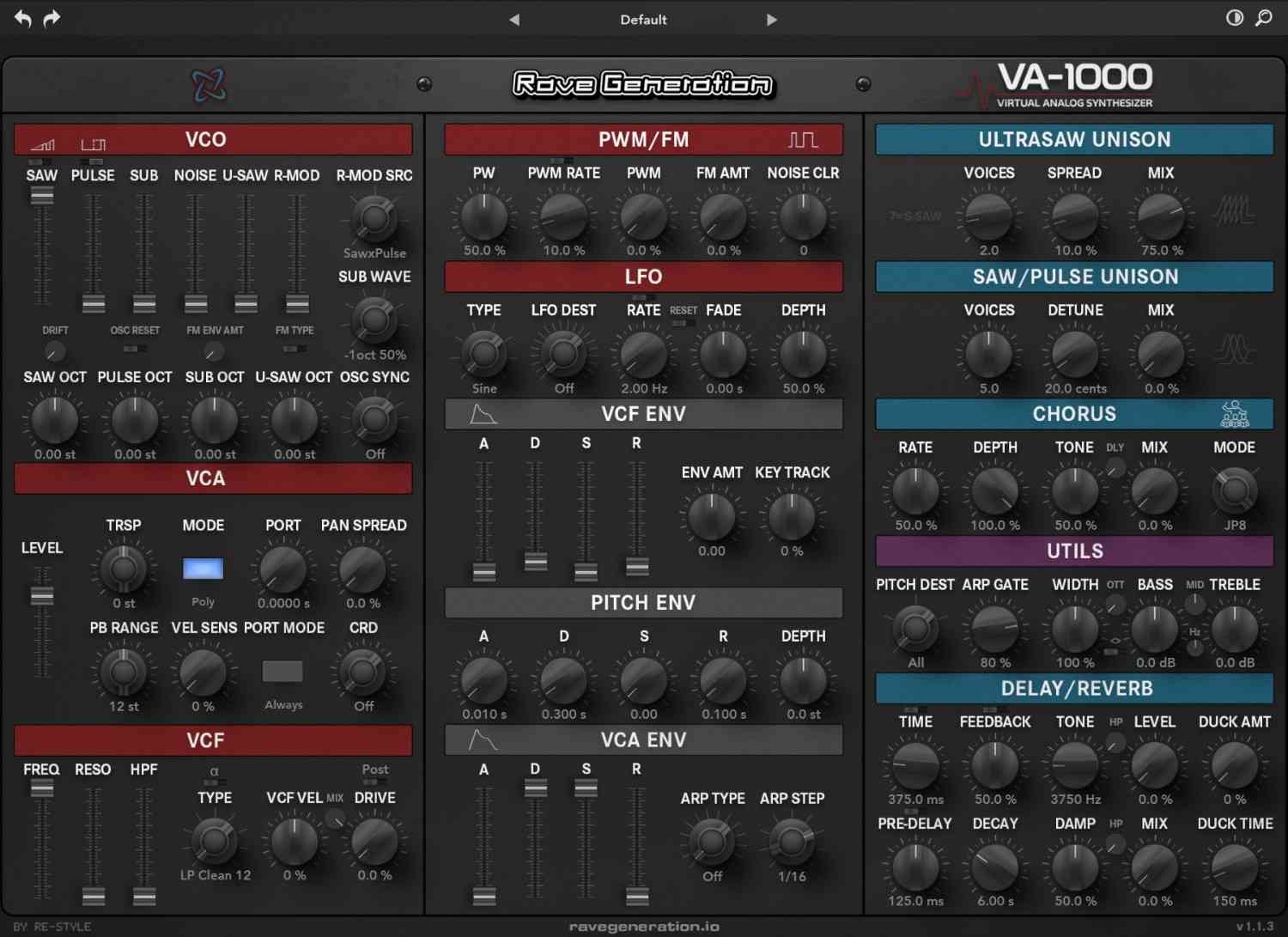 Rave Generation VA-1000 (Catscan Presets) DEMO SOUNDS gallery thumbnail