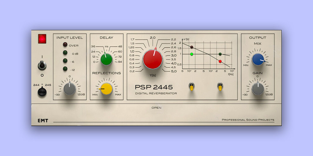 PSP 2445 a reverb processor plug-in. gallery thumbnail