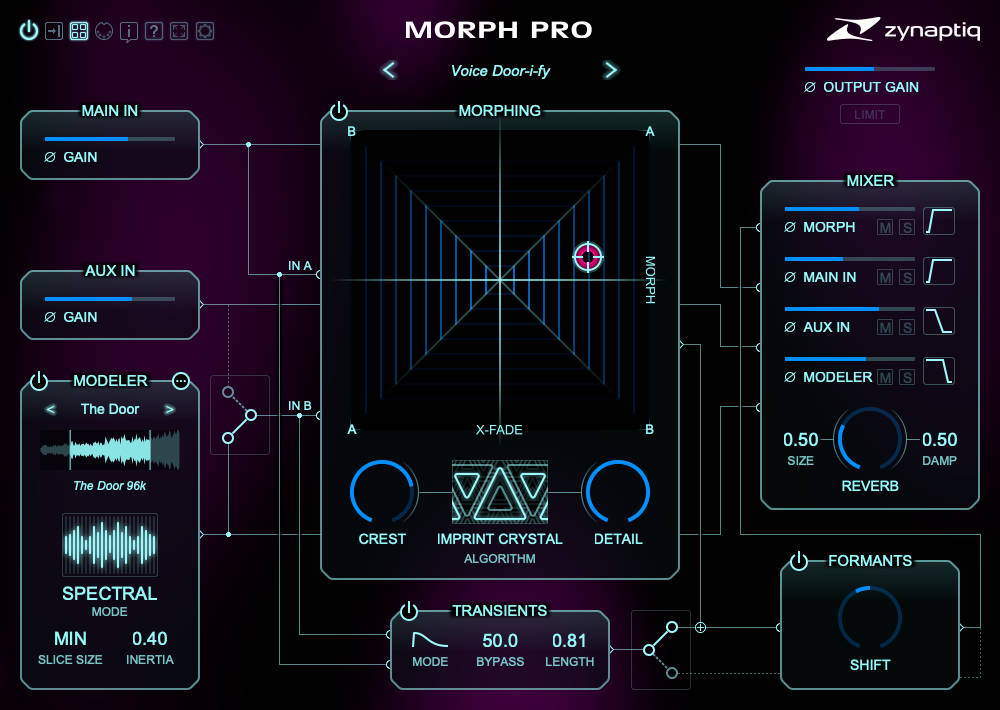 Zynaptiq MORPH 3 PRO: Transforming Drums Using the MODELER. gallery thumbnail