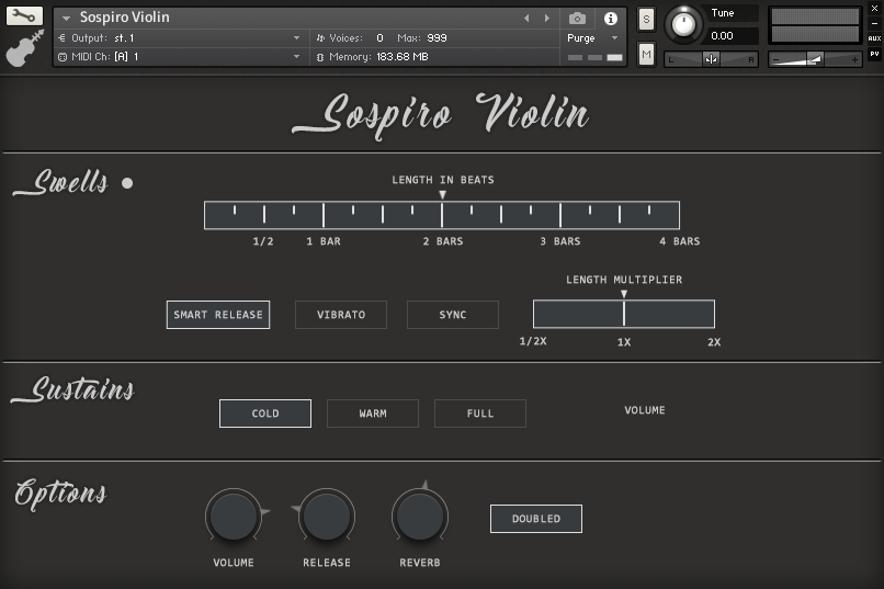 Sospiro Strings // Emotive Strings for Kontakt // Review Promo gallery thumbnail