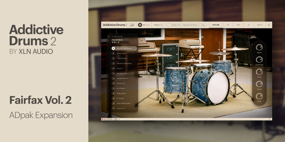 Addictive Drums 2: Fairfax Vol.1 & 2 ADpaks gallery thumbnail